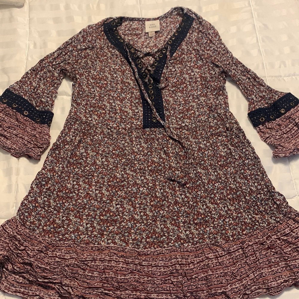 Short dress or tunic style shirt! Wear how you like!